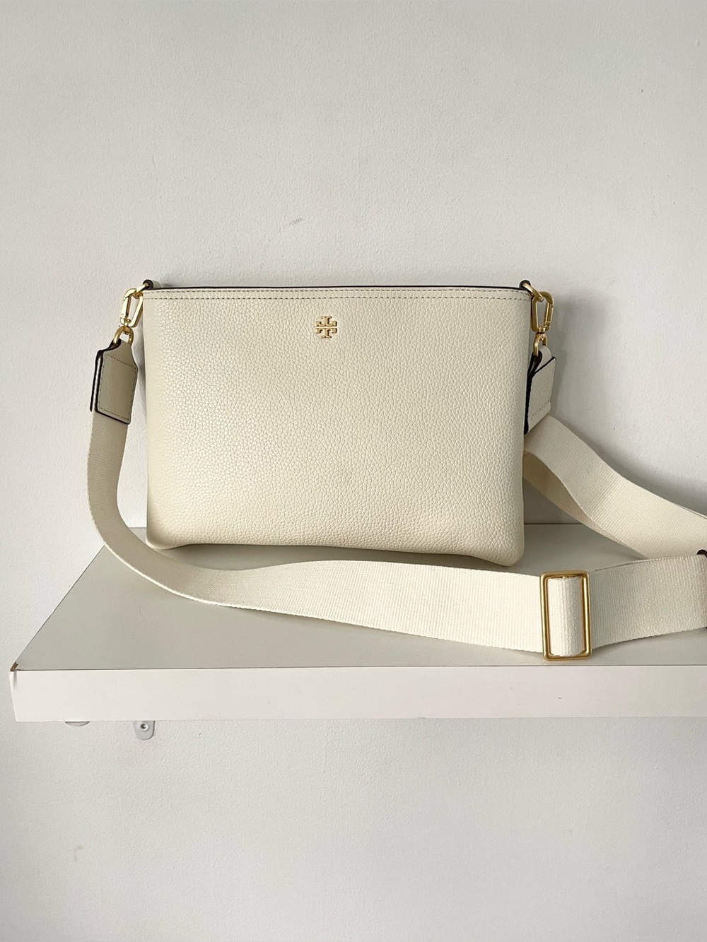 Tory Burch White Crossbody Bag